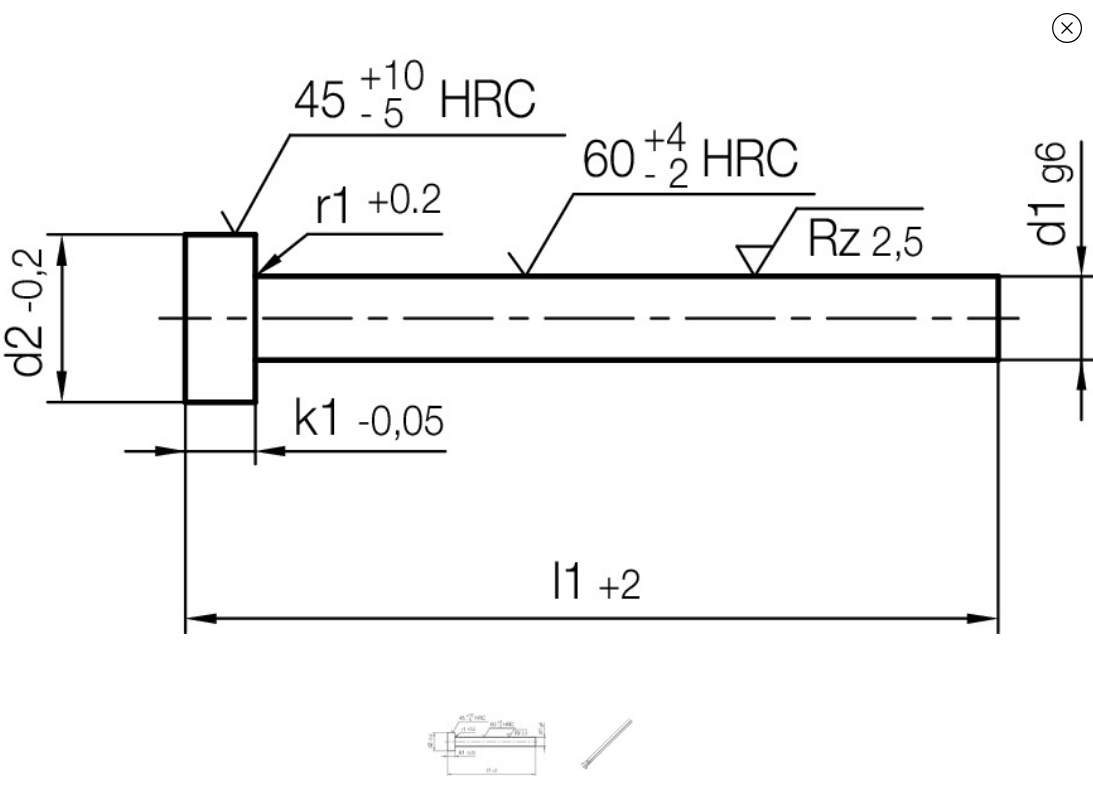N3710 Auswerferstift